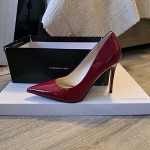 Nine West Women's Red Stiletto Heels